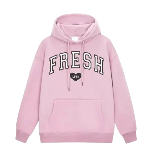 Fresh Love Hoodie – Pink