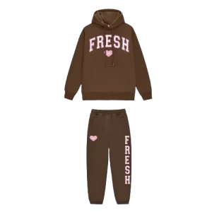 Fresh Love Tracksuit – Brown