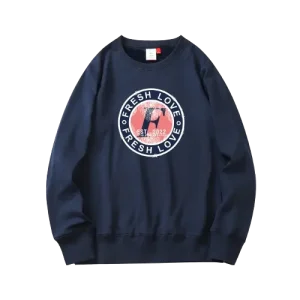 Fresh Love Essential Logo Sweatshirt – Navy