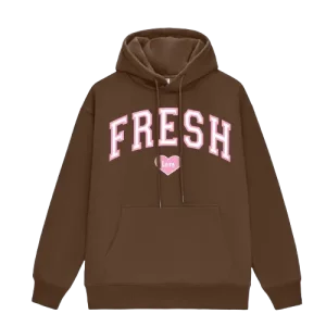 Fresh Love Hoodie – Brown