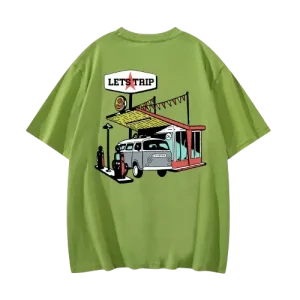 Gas Station Tee – Green