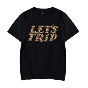 Let’s Trip 6 Million Leopard T-Shirt – Black