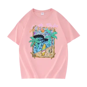 Let’s Trip Beach T-Shirt – Pink