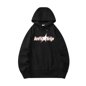 Let’s Trip Star Hoodie BLACK