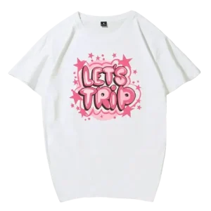 Let’s Trip Airbrush Tee WHITE