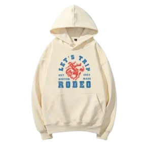 Let’s Trip Rodeo Hoodie – Cream