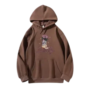 Let’s Trip Boots Hoodie – Brown