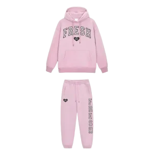 Fresh Love Tracksuit – Pink